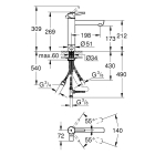 Смеситель для кухни GROHE Concetto с запорным вентилем, хром (31209001)