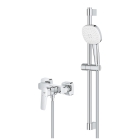 Смеситель для душа с душевым гарнитуром GROHE Cubeo, хром (1018250000)