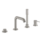 Смеситель для ванны GROHE Essence на 4 отверстия, суперсталь (25251DC1)