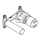 Встраиваемая часть однорычажного смесителя для раковины GROHE Eurodisc Joy на 2 отверстия (23429000)