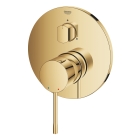 Внешняя часть смесителя для ванны GROHE Essence на 3 потребителя, холодный рассвет глянец (24169GL1)