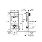 Комплект инсталляции GROHE 38775001 с унитазом Aquatek ЕВРОПА и сиденьем с микролифтом (NW0148)