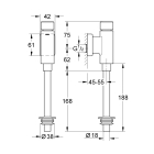 Смывное устройство для писсуара GROHE Rondo (37345000)