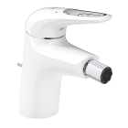 Смеситель для биде GROHE Eurostyle с донным клапаном, S-size, белая луна (33565LS3)