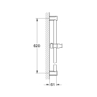 Душевая штанга, GROHE Tempesta Cosmopolitan, 600 мм, хром, (27521000)