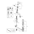 Смеситель для раковины GROHE Eurodisc Cosmopolitan, M-Size, хром (23448002)