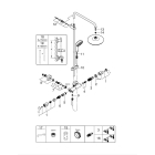 Душевая система GROHE Tempesta Cosmopolitan System 210 с термостатом для душа, хром (27922001)