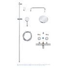 Душевая система GROHE Tempesta Cosmopolitan System 210 с термостатом для ванны, хром (26223001)