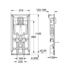 Система инсталляции GROHE Rapid S для подвесного унитаза  (38329000)