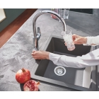 Смеситель для кухонной мойки GROHE Blue Pure Eurosmart с функцией фильтрации, с фильтром в комплекте, хром (30386000)