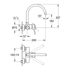 Смеситель для кухни GROHE Concetto, хром (32667001)