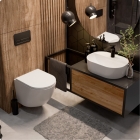 Комплект инсталляции GROHE Solido 38811KF0 с унитазом AQUAme AQM2002L и сиденьем с микролифтом, смыв Quiet (NW0295)