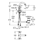 Смеситель для биде GROHE Atrio, M-size хром (24027003)