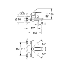 Готовый комплект для ванной комнаты GROHE Tempesta (NB0013-1)