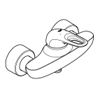 Смеситель для душа GROHE Eurostyle, белая луна (33590LS3)