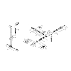 Термостат для душа GROHE Grohtherm 1000 с душевым гарнитуром, хром (34151004)