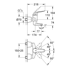 Смеситель для раковины GROHE Euroeco Special, хром (32768000)