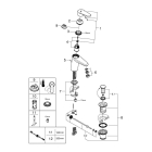 Смеситель для раковины GROHE Eurodisc Cosmopolitan, S-Size, хром (33190002)