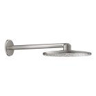 Верхний душ GROHE Rainshower 310 SmartActive, 2 режима, 400 мм, суперсталь (26475DC0)