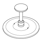 Верхний душ GROHE Rainshower 310 SmartActive, 2 режима, 142 мм, суперсталь (26477DC0)