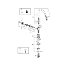 Смеситель для кухни GROHE Costa L, хром (31831001)