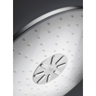 Верхний душ GROHE Rainshower 310 SmartActive с душевым кронштейном, 2 режима, 430 мм, белая луна (26475LS0)