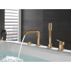 Смеситель для ванны GROHE Essence на 4 отверстия, холодный рассвет глянец (25251GL1)