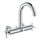 Смеситель для ванны GROHE Atrio двухвентильный, внешнего монтажа, хром (25010003)