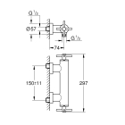 Смеситель для душа GROHE Atrio, хром (26003003)