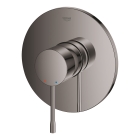 Внешняя часть смесителя для душа GROHE Essence скрытого монтажа, круглая, темный графит глянец (24168A01)