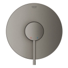Внешняя часть смесителя для душа GROHE Essence скрытого монтажа, круглая, темный графит матовый (24168AL1)