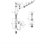 Смеситель для раковины GROHE Plus, L-size, хром (23844003)