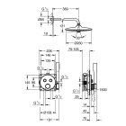 Душевая система GROHE Grontherm SmartControl с термостатом для душа, хром (34867000)