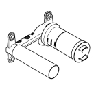 Встраиваемая часть однорычажного смесителя для раковины GROHE Eurostyle на 2 отверстия (23571000)