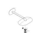 Верхний душ с кронштейном GROHE Rainshower DUO 360 мм, хром (26254000)
