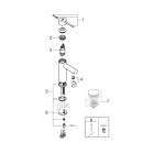 Смеситель для раковины GROHE Essence, S-Size, хром (34813001)