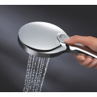Ручной душ GROHE Rainshower SmartActive 130, 12 л/мин, 3 режима, белая луна (26544LS0)