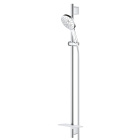 Душевой гарнитур GROHE RainShower SmartActive 130 с мыльницей, 3 режима струи, душевая штанга 900 мм, 9,5 л/мин, хром (26548000)