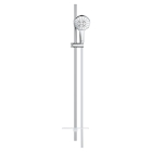 Душевой гарнитур GROHE RainShower SmartActive 130 с мыльницей, 3 режима струи, душевая штанга 900 мм, 9,5 л/мин, хром (26548000)