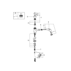 Смеситель для кухни GROHE Eurodisc, хром (32257001)