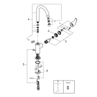 Смеситель для раковины GROHE Eurosmart, L-size, хром (23743002)