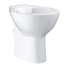 Унитаз напольный безободковый GROHE Bau Ceramic с бачком и сиденьем с микролифтом (NW0051)