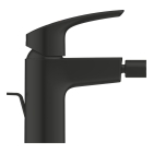 Смеситель для биде GROHE Eurosmart с донным клапаном, S-size, черный матовый (329292433)