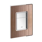 Панель смыва для унитаза GROHE Skate Cosmopolitan Wood дерево, 3 режима, ореховый (38849HP0)