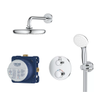 Набор для комплектации душа, с Tempesta 210, GROHE Grohtherm, хром, (34727000)