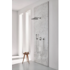 Верхний душ GROHE Rainshower Cosmopolitan 310, 8 л/мин, 1 режим, 380 мм, суперсталь (26066DC0)