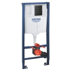 Комплект инсталляции для унитаза GROHE Solido 4 в 1 с панелью смыва Even, фантомный черный (38811KF0-B)