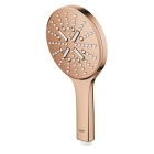 Ручной душ GROHE Rainshower SmartActive 130, 3 режима, теплый закат глянец (26574DA0)