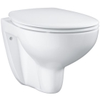 Комплект инсталляции GROHE Solido 4 в 1, с подвесным унитазом Lecico Sydney, сиденьем с крышкой и панелью смыва Skate Air (хром) (39460000)