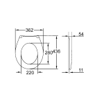 Унитаз напольный безободковый GROHE Bau Ceramic с бачком и сиденьем с микролифтом (NW0051)